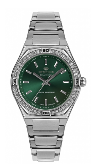 Watch Pryngeps Woman Wall Street in Steel A1203 VERDE - A1203 VERDE